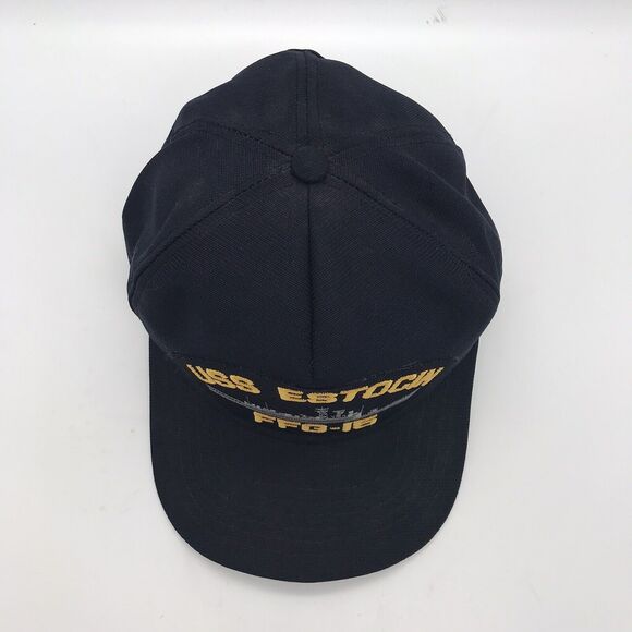 USS Estocin FFG-15 Baseball Cap Guided-Missile Frigate Military Hat Made in USA - Picture 6 of 8